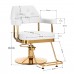 Hairdressing Chair GABBIANO GRANADA GOLD White